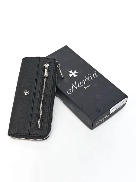 Ключница из натуральной кожи NARVIN 9280-Polo Black Vasheron, Артикул: 9280-Polo Black фото №1