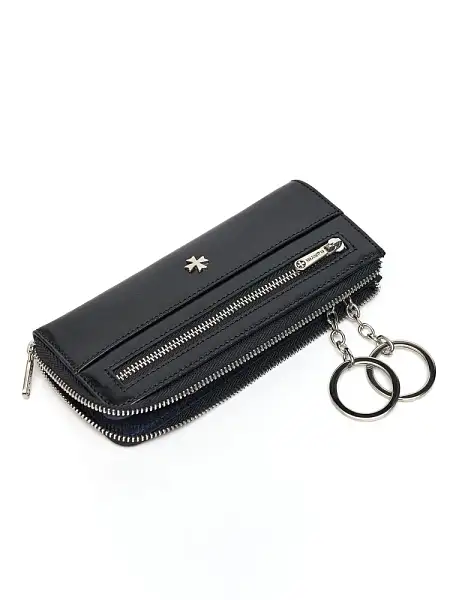 Ключница из натуральной кожи NARVIN 9280-Vegetta Black Vasheron, Артикул: 9280-Vegetta Black фото №1