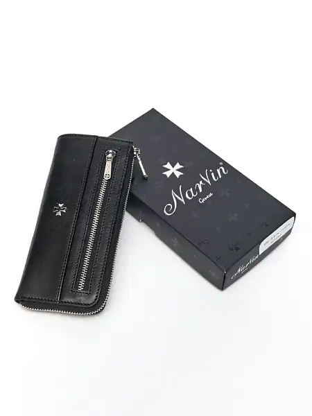 Ключница из натуральной кожи NARVIN 9280-Vegetta Black Vasheron, Артикул: 9280-Vegetta Black фото №1