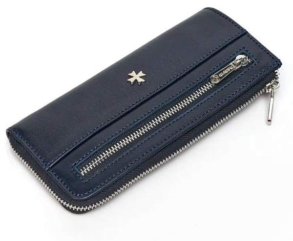 Ключница из натуральной кожи NARVIN 9280-Vegetta D.Blue Vasheron, Артикул: 9280-Vegetta D.Blue фото №1