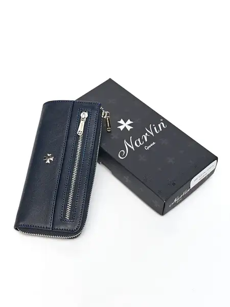 Ключница из натуральной кожи NARVIN 9280-Vegetta D.Blue Vasheron, Артикул: 9280-Vegetta D.Blue фото №1