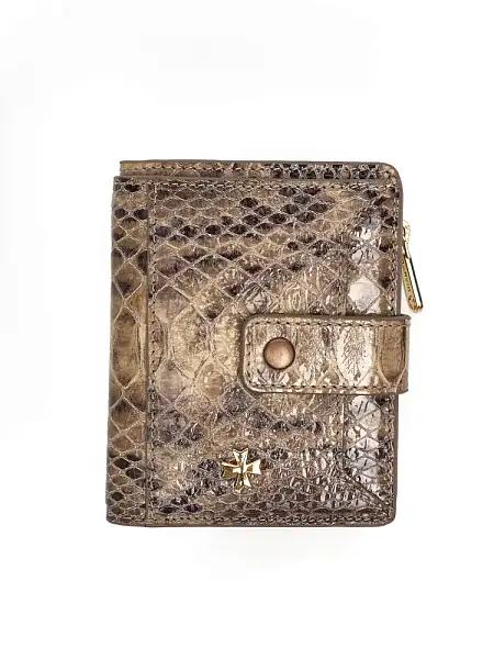 Женский кожаный кошелек-картхолдер 9564-Piton Sand Vasheron, Артикул: 9564-Piton Sand фото №1