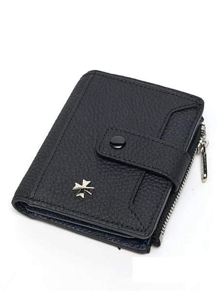 Женский кожаный кошелек-картхолдер 9564-Polo Black Vasheron, Артикул: 9564-Polo Black фото №1