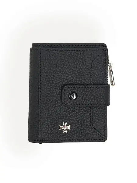 Женский кожаный кошелек-картхолдер 9564-Polo Black Vasheron, Артикул: 9564-Polo Black фото №1