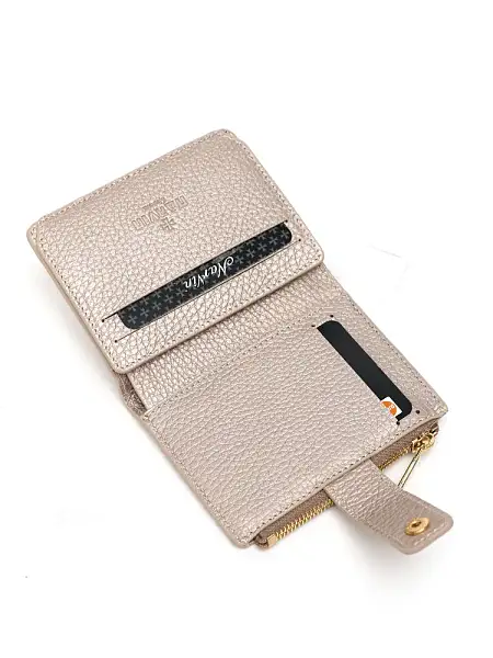 Женский кожаный кошелек-картхолдер 9564-Polo Platina Vasheron, Артикул: 9564-Polo Platina фото №1