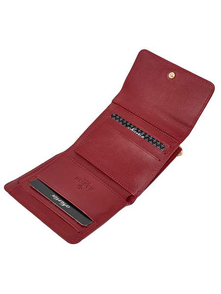 Кошелек из натуральной кожи Narvin 9565-Croco Red Vasheron, Артикул: 9565-Croco Red фото №1