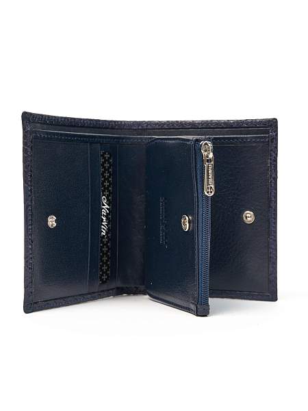 Портмоне NarVin 9648-Anaconda D.Blue Vasheron, Артикул: 9648-Anaconda D.Blue фото №1