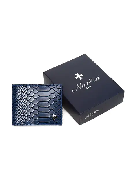 Портмоне мужское 9669-Anaconda D.Blue Vasheron, Артикул: 9669-Anaconda D.Blue фото №1