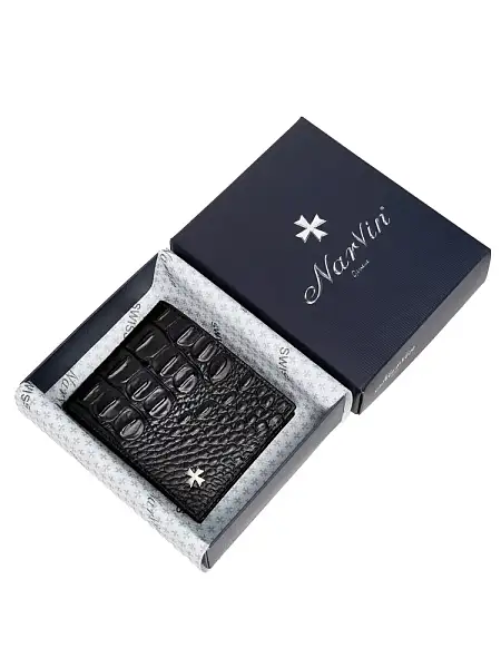 Портмоне мужское 9669-Bambino Black Vasheron, Артикул: 9669-Bambino Black фото №1