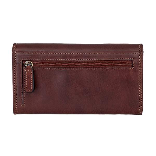 Портмоне коричневый Gianni Conti 918150 dark brown Gianni Conti, Артикул: 918150 dark brown фото №1