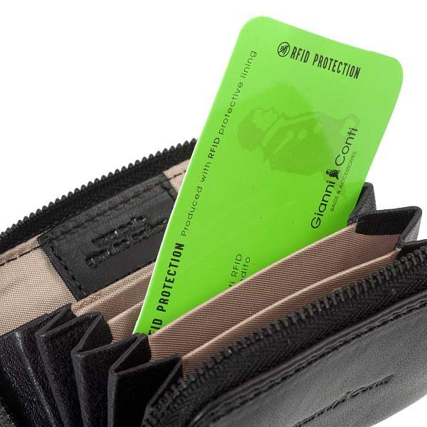 Визитница черный Gianni Conti 917173 black Gianni Conti, Артикул: 917173 black фото №1