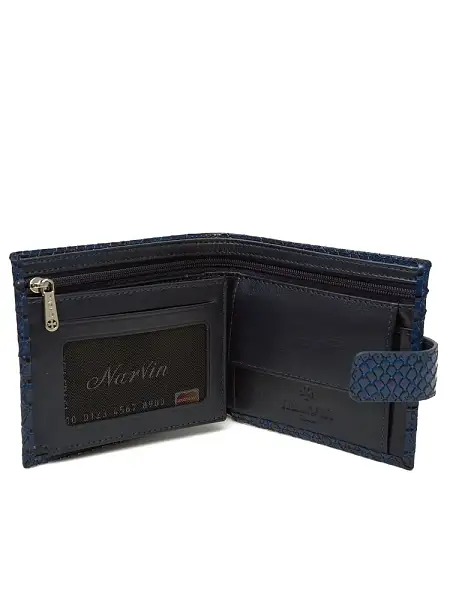 Портмоне мужское кожаное 9683-Anaconda D.Blue Vasheron, Артикул: 9683-Anaconda D.Blue фото №1