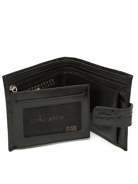 Портмоне мужское кожаное 9683-Bambino Black Vasheron, Артикул: 9683-Bambino Black фото №1