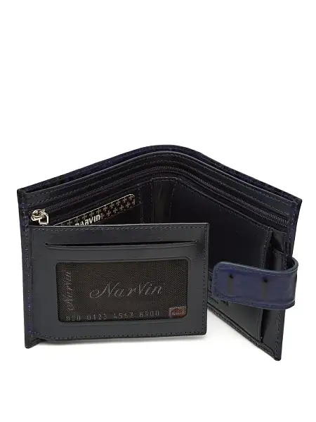 Портмоне мужское кожаное 9683-Bambino D.Blue Vasheron, Артикул: 9683-Bambino D.Blue фото №1