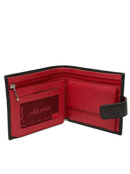 Портмоне мужское кожаное 9683-Polo Black / Red Vasheron, Артикул: 9683-Polo Black / Red фото №1