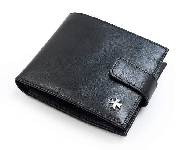 Портмоне мужское кожаное 9683-Vegetta Black Vasheron, Артикул: 9683-Vegetta Black фото №1