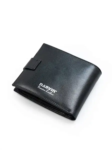 Портмоне мужское кожаное 9683-Vegetta Black Vasheron, Артикул: 9683-Vegetta Black фото №1