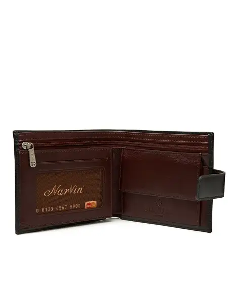 Портмоне мужское кожаное 9683-Vegetta Black Vasheron, Артикул: 9683-Vegetta Black фото №1