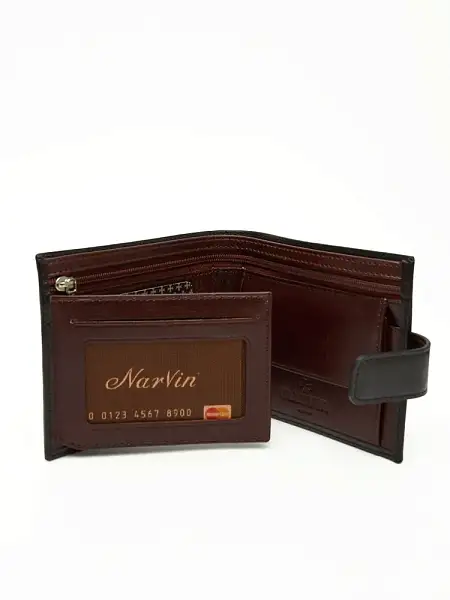 Портмоне мужское кожаное 9683-Vegetta Black Vasheron, Артикул: 9683-Vegetta Black фото №1