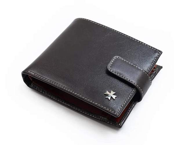 Портмоне мужское кожаное 9683-Vegetta Brown Vasheron, Артикул: 9683-Vegetta Brown фото №1