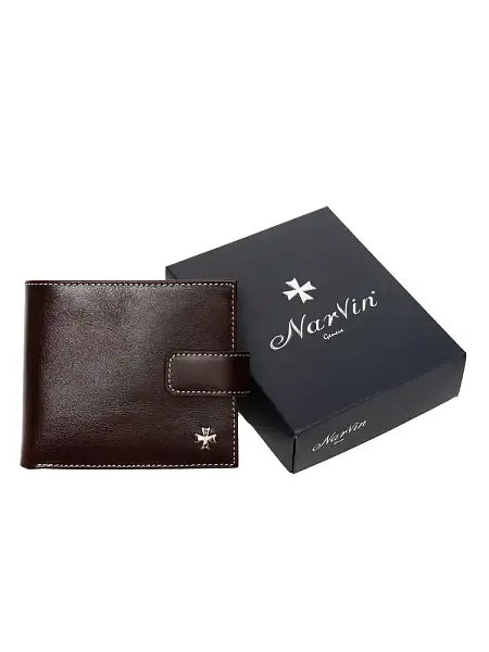 Портмоне мужское кожаное 9683-Vegetta Brown Vasheron, Артикул: 9683-Vegetta Brown фото №1