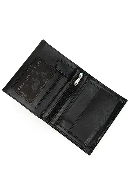 Портмоне NarVin из натуральной кожи 9696-Anaconda Black Vasheron, Артикул: 9696-Anaconda Black фото №1