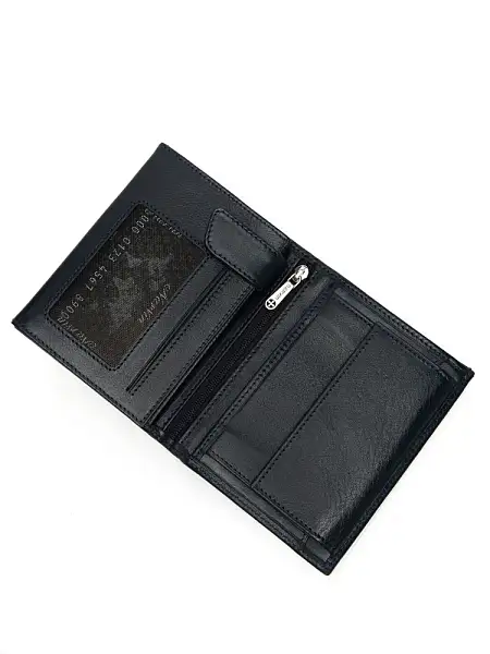 Портмоне NarVin из натуральной кожи 9696-Vegetta D.Blue Vasheron, Артикул: 9696-Vegetta D.Blue фото №1