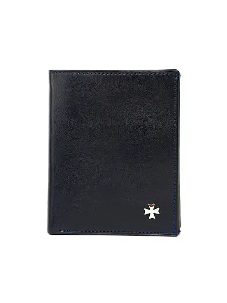 Портмоне NarVin из натуральной кожи 9696-Vegetta D.Blue Vasheron, Артикул: 9696-Vegetta D.Blue фото №1