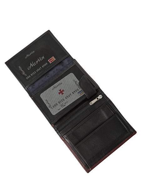 Портмоне NarVin из натуральной кожи 9696-Vegetta Funduk Vasheron, Артикул: 9696-Vegetta Funduk фото №1