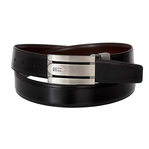 Ремень чёрный-коричневый Miguel Bellido 430/32 3238 black/brown 5 Miguel Bellido, Артикул: 430/32 3238 black/brown 5 фото №1