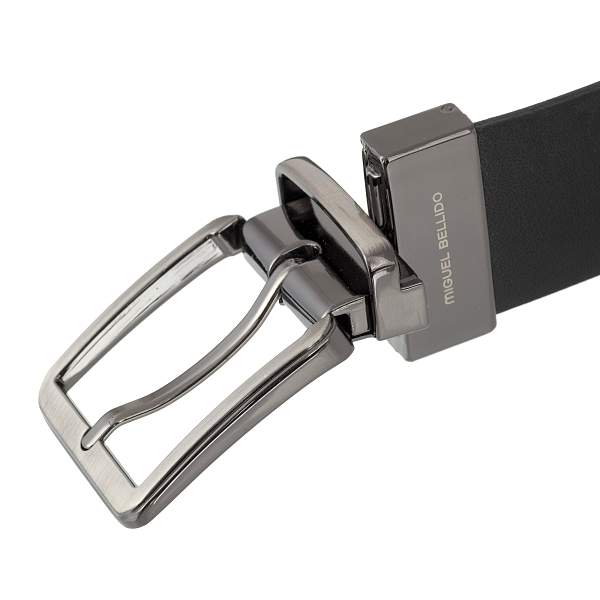 Ремень чёрный-коричневый Miguel Bellido 568/35 5311 black/brown 5 Miguel Bellido, Артикул: 568/35 5311 black/brown 5 фото №1