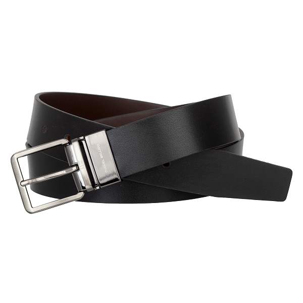 Ремень чёрный-коричневый Miguel Bellido 568/35 5311 black/brown 5 Miguel Bellido, Артикул: 568/35 5311 black/brown 5 фото №1