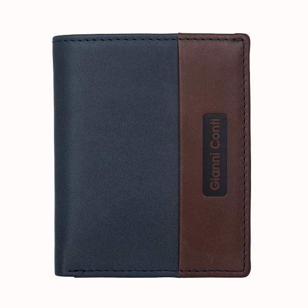 Портмоне синий Gianni Conti 6057387 blue/dark brown Gianni Conti, Артикул: 6057387 blue/dark brown фото №1