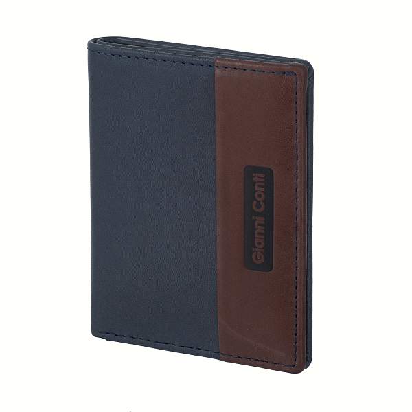 Портмоне синий Gianni Conti 6057387 blue/dark brown Gianni Conti, Артикул: 6057387 blue/dark brown фото №1