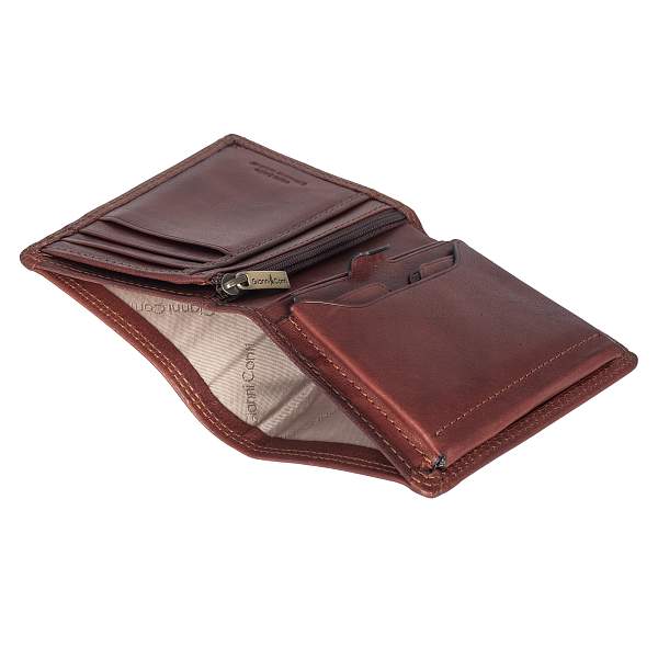 Портмоне коричневый Gianni Conti 917160 dark brown Gianni Conti, Артикул: 917160 dark brown фото №1