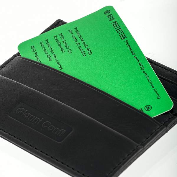 Картхолдер черный Gianni Conti 6057394 black Gianni Conti, Артикул: 6057394 black фото №1