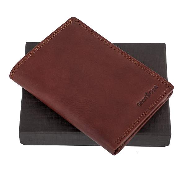 Портмоне коричневый Gianni Conti 917038 dark brown Gianni Conti, Артикул: 917038 dark brown фото №1