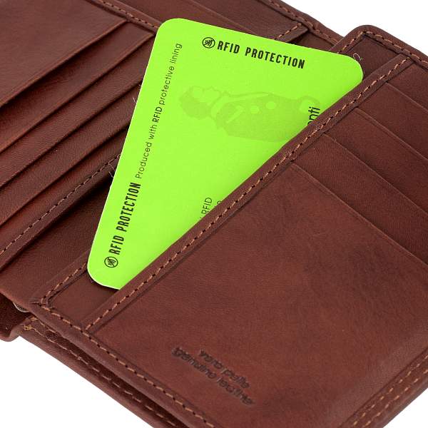 Портмоне коричневый Gianni Conti 917038 dark brown Gianni Conti, Артикул: 917038 dark brown фото №1