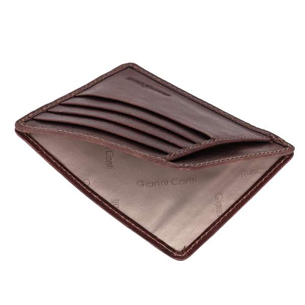 Картхолдер коричневый Gianni Conti 917197 dark brown Gianni Conti, Артикул: 917197 dark brown фото №1