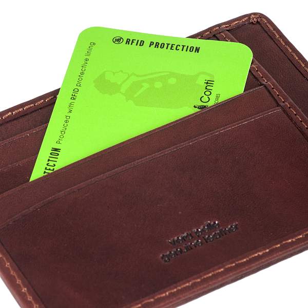 Картхолдер коричневый Gianni Conti 917197 dark brown Gianni Conti, Артикул: 917197 dark brown фото №1