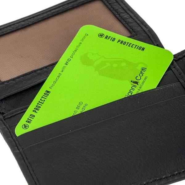 Портмоне черный Gianni Conti 587075 black Gianni Conti, Артикул: 587075 black фото №1