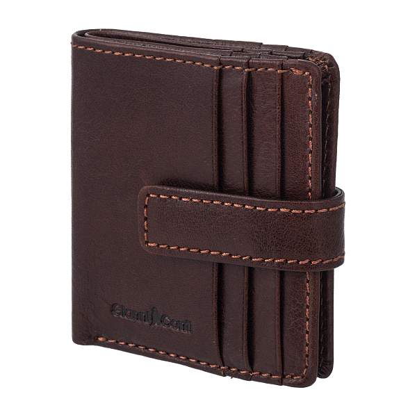 Портмоне коричневый Gianni Conti 917171 dark brown Gianni Conti, Артикул: 917171 dark brown фото №1
