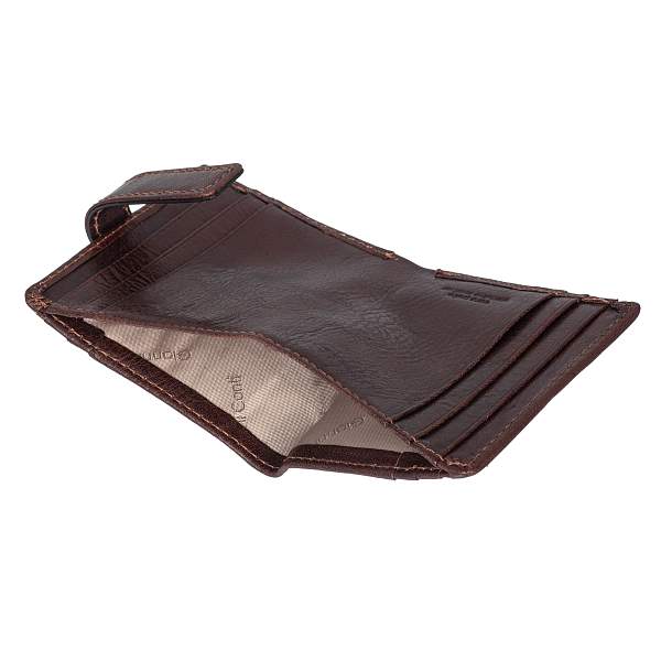 Портмоне коричневый Gianni Conti 917171 dark brown Gianni Conti, Артикул: 917171 dark brown фото №1
