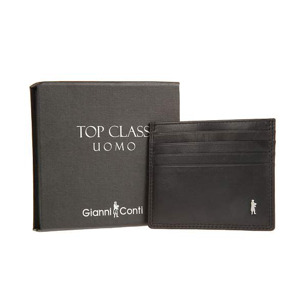 Картхолдер черный Gianni Conti 507394 black Gianni Conti, Артикул: 507394 black фото №1