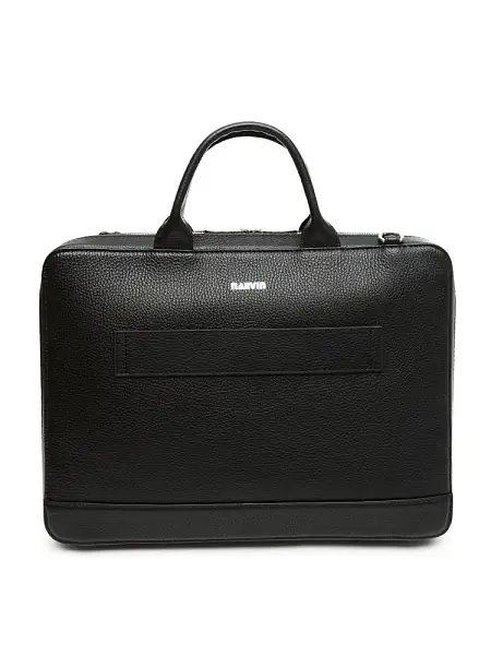 Портфель NARVIN из натуральной кожи 9743-Polo Black Vasheron, Артикул: 9743-Polo Black фото №1