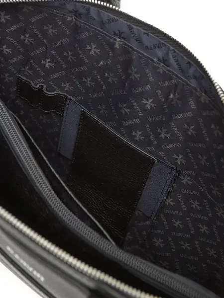 Портфель NARVIN из натуральной кожи 9743-Polo Black Vasheron, Артикул: 9743-Polo Black фото №1