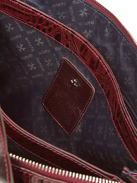 Сумка портфель для документов NARVIN натуральная кожа 9772-Bambino Burgundy Vasheron, Артикул: 9772-Bambino Burgundy фото №1