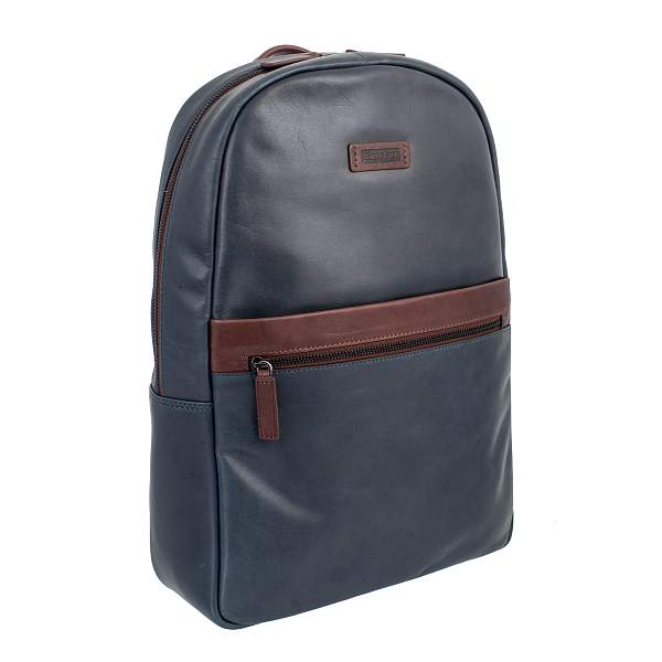 Рюкзак синий Gianni Conti 6052815 blue/dark brown Gianni Conti, Артикул: 6052815 blue/dark brown фото №1