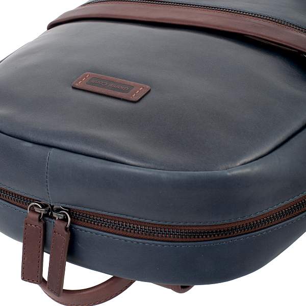 Рюкзак синий Gianni Conti 6052815 blue/dark brown Gianni Conti, Артикул: 6052815 blue/dark brown фото №1