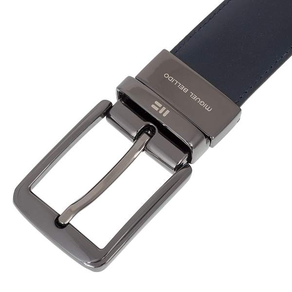 Ремень синий/белый Miguel Bellido 430/32 4835 navy blue/whi Miguel Bellido, Артикул: 430/32 4835 navy blue/whi фото №1